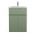 Hudson Reed Urban Floor Standing Vanity Unit with Basin 2 Satin Green - 600mm Wide