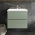 Hudson Reed Urban Wall Hung 2-Drawer Vanity Unit with Basin 3 Satin Green - 600mm Wide