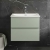 Hudson Reed Urban Wall Hung 2-Drawer Vanity Unit with Basin 4 Satin Green - 600mm Wide