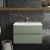 Hudson Reed Urban Wall Hung 2-Drawer Vanity Unit with Basin 4 Satin Green - 800mm Wide