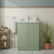 Hudson Reed Urban Floor Standing 2-Door Vanity Unit with Basin 2 Satin Green - 600mm Wide