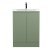 Hudson Reed Urban Floor Standing 2-Door Vanity Unit with Basin 2 Satin Green - 600mm Wide