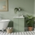 Hudson Reed Urban Floor Standing 2-Door Vanity Unit with Basin 4 Satin Green - 600mm Wide | Thumbnail Image