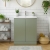 Hudson Reed Urban Floor Standing 2-Door Vanity Unit with Basin 4 Satin Green - 600mm Wide | Thumbnail Image