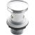 Hudson Reed Easy-Clean Push Button Basin Waste Chrome - Slotted