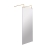 Hudson Reed Wet Room Screen with Brass Support Arms and Feet 760mm Wide - 8mm Glass | Thumbnail Image