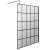 Hudson Reed Frame Effect Wet Room Screen with Support Bar 1400mm Wide - 8mm Glass