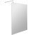 Hudson Reed Wet Room Screen with Support Bar 1400mm Wide - 8mm Glass