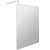 Hudson Reed Minimal Chrome 1950mm Wet Room Glass Shower Screen