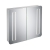 Ideal Standard 2-Door Mirror Cabinet with Bottom Ambient and Front Light 830mm Wide - Aluminium