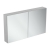Ideal Standard 2-Door Mirror Cabinet with Bottom Ambient Light 1200mm Wide - Aluminium