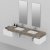 Ideal Standard Bathroom Mirror with Ambient Light and Anti-Steam 1000mm H x 400mm W
