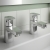 Ideal Standard Ceraplan Basin Pillar Taps Pair - Chrome | Thumbnail Image