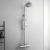 Ideal Standard Ceratherm T25 Thermostatic Bar Shower Mixer with Shower Kit and Fixed Head - Chrome | Thumbnail Image