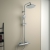 Ideal Standard Ceratherm T25 Thermostatic Bar Shower Mixer with Shower Kit and Fixed Head - Chrome | Thumbnail Image