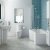 Ideal Standard Concept Shower Bath 1700mm x 700mm/900mm Left Handed 0 Tap Hole - White