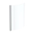 Ideal Standard Concept Curved Hinged Bath Screen 1470mm H x 1022mm W - 5mm Glass | Thumbnail Image