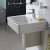 Ideal Standard Concept Cube Basin and Semi Pedestal 550mm Wide 1 Tap Hole | Thumbnail Image