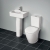 Ideal Standard Concept Cube Basin and Full Pedestal 600mm Wide 1 Tap Hole | Thumbnail Image