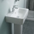 Ideal Standard Concept Cube Short Projection Basin and Full Pedestal 550mm Wide 1 Tap Hole | Thumbnail Image