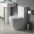 Ideal Standard Concept Cube Back to Wall Close Coupled Toilet (inc Seat)
