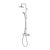 Ideal Standard Concept Freedom Dual Thermostatic Bar Shower Valve with Shower Kit + Fixed Head
