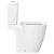 Ideal Standard Concept Freedom Raised Height Close Coupled Toilet Dual Flush Cistern Standard Seat