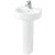 Ideal Standard Concept Sphere Handrinse Basin and Full Pedestal 450mm Wide 1 Tap Hole