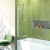 Ideal Standard Connect Square Angle Hinged Bath Screen 1410mm H x 820mm W - 5mm Glass | Thumbnail Image