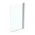Ideal Standard Connect Square Angle Hinged Bath Screen 1410mm H x 820mm W - 5mm Glass | Thumbnail Image