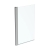 Ideal Standard Connect Square Angle Hinged Bath Screen 1410mm H x 820mm W - 5mm Glass | Thumbnail Image