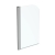 Ideal Standard Connect Round Top Radius Hinged Bath Screen 1410mm H x 820mm W - 5mm Glass | Thumbnail Image