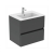 Ideal Standard Eurovit+ 600mm 2-Drawer Wall Hung Vanity Unit | Thumbnail Image