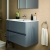 Ideal Standard Eurovit+ Wall Hung 2-Drawer Vanity Unit with Basin 800mm Wide - Mid Grey | Thumbnail Image
