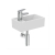 Ideal Standard Eurovit+ LH Wall Hung 1-Door Vanity Unit with Basin 350mm Wide - Mid Grey | Thumbnail Image