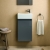 Ideal Standard Eurovit+ RH Wall Hung 1-Door Vanity Unit with Basin 350mm Wide - Mid Grey | Thumbnail Image