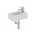 Ideal Standard Eurovit+ RH Wall Hung 1-Door Vanity Unit with Basin 350mm Wide - Mid Grey | Thumbnail Image