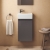 Ideal Standard Eurovit+ 350mm 1-Door Wall Hung Vanity Unit | Thumbnail Image