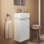 Ideal Standard Eurovit+ LH Wall Hung 1-Door Vanity Unit with Basin 350mm Wide - Gloss White | Thumbnail Image
