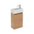 Ideal Standard Eurovit+ RH Wall Hung 1-Door Vanity Unit with Basin 350mm Wide - Natural Oak | Thumbnail Image