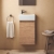 Ideal Standard Eurovit+ 350mm 1-Door Wall Hung Vanity Unit | Thumbnail Image
