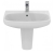 Ideal Standard I.Life A Basin and Semi Pedestal 600mm Wide - 1 Tap Hole