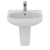 Ideal Standard I.Life A Basin and Semi Pedestal 500mm Wide - 1 Tap Hole