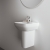 Ideal Standard I.Life A Basin and Semi Pedestal 500mm Wide - 1 Tap Hole | Thumbnail Image