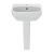 Ideal Standard I.Life A Basin and Full Pedestal 400mm Wide - 1 Tap Hole
