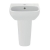 Ideal Standard I.Life A Basin and Semi Pedestal 400mm Wide - 1 Tap Hole