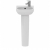 Ideal Standard I.Life A Basin and Full Pedestal 350mm Wide - 1 RH Tap Hole