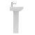 Ideal Standard I.Life A Basin and Full Pedestal 550mm Wide - 1 Tap Hole