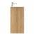 Ideal Standard I.Life A Floor Standing 2-Drawer Vanity Unit with Basin and Brushed Chrome Handle 640mm Wide - Natural Oak