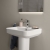 Ideal Standard I.Life B Basin and Full Pedestal 550mm Wide - 1 Tap Hole